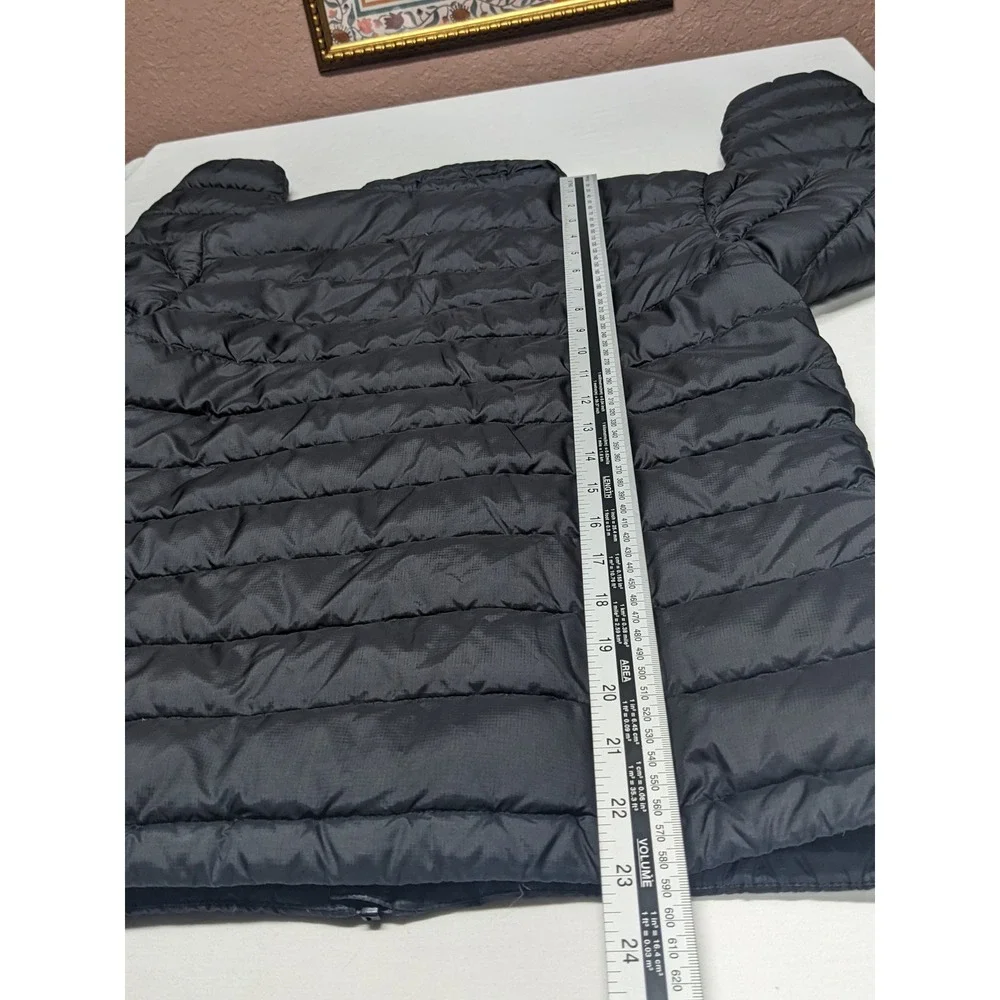 Patagonia Kids Down Sweater Jacket Black Size L 12 Recycled Puffer Full Zip